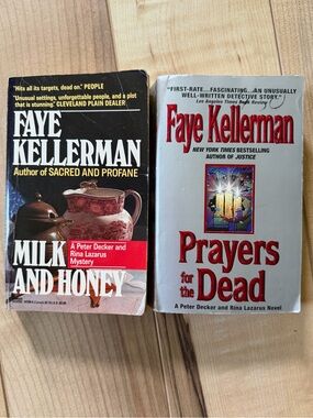 Lot of 2 Faye Kellerman crime fiction paperback books